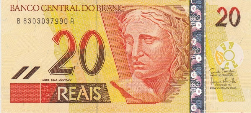 nota 20 reais